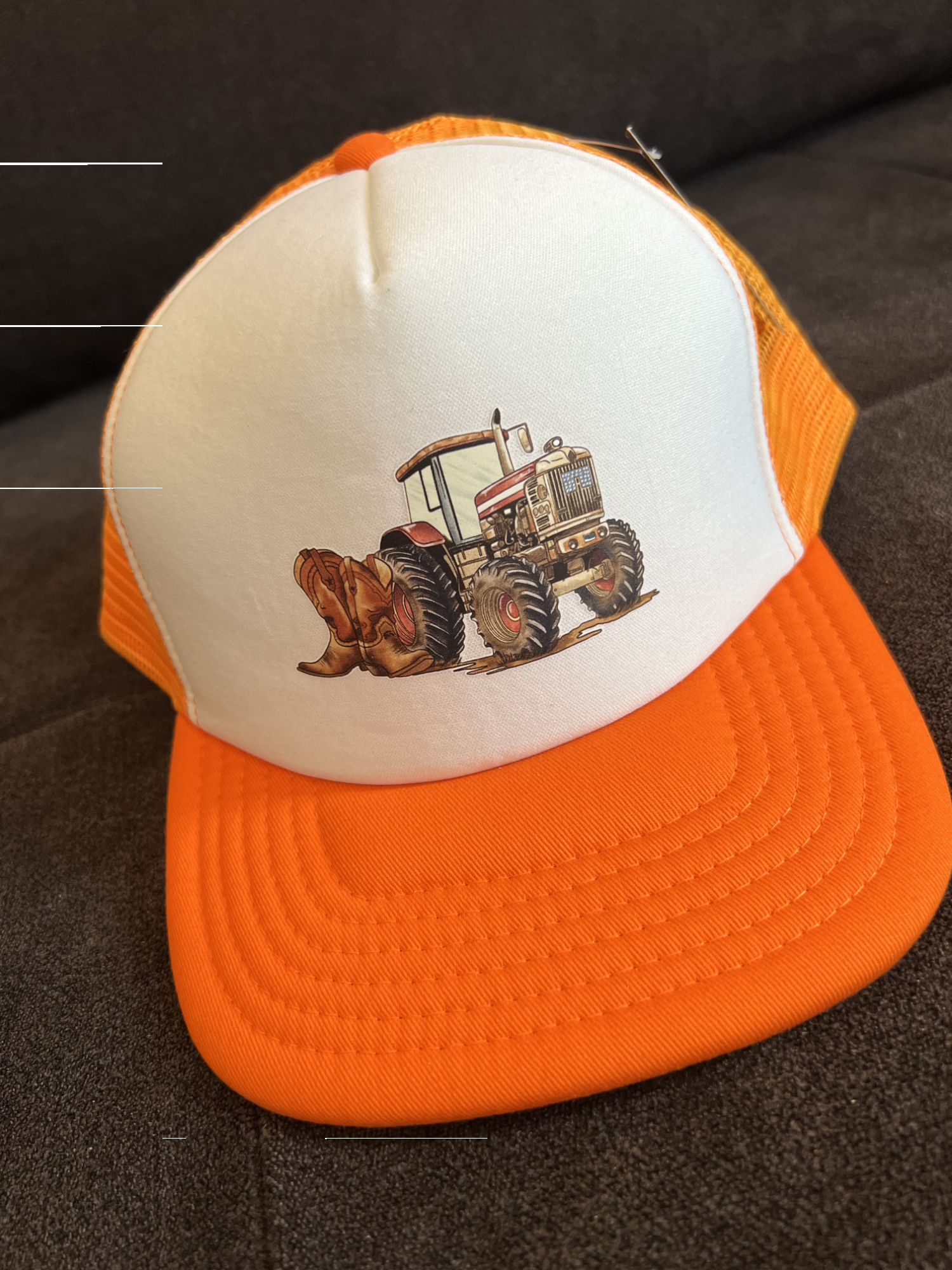 Casquette enfant tracteur