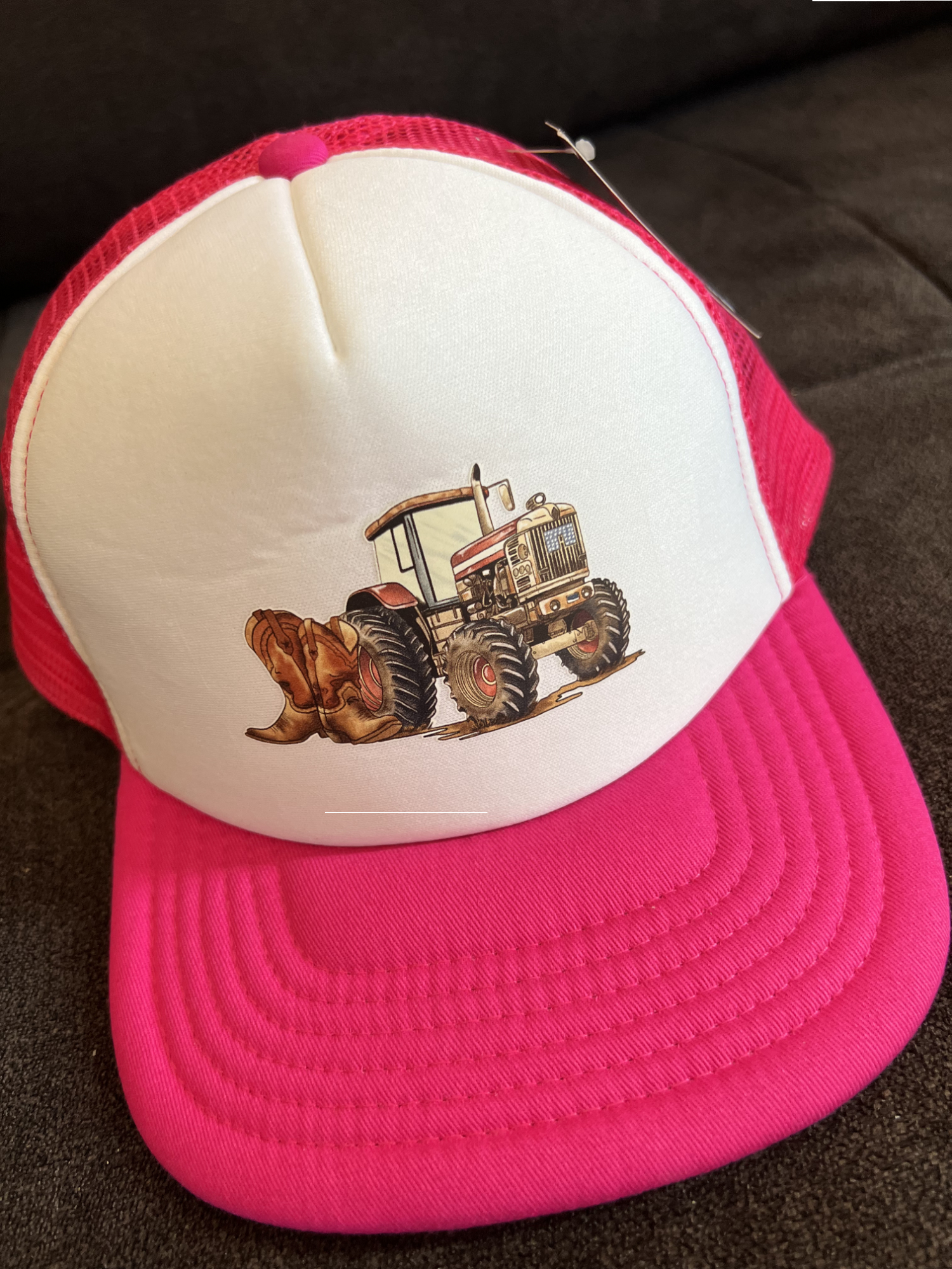 Casquette enfant tracteur