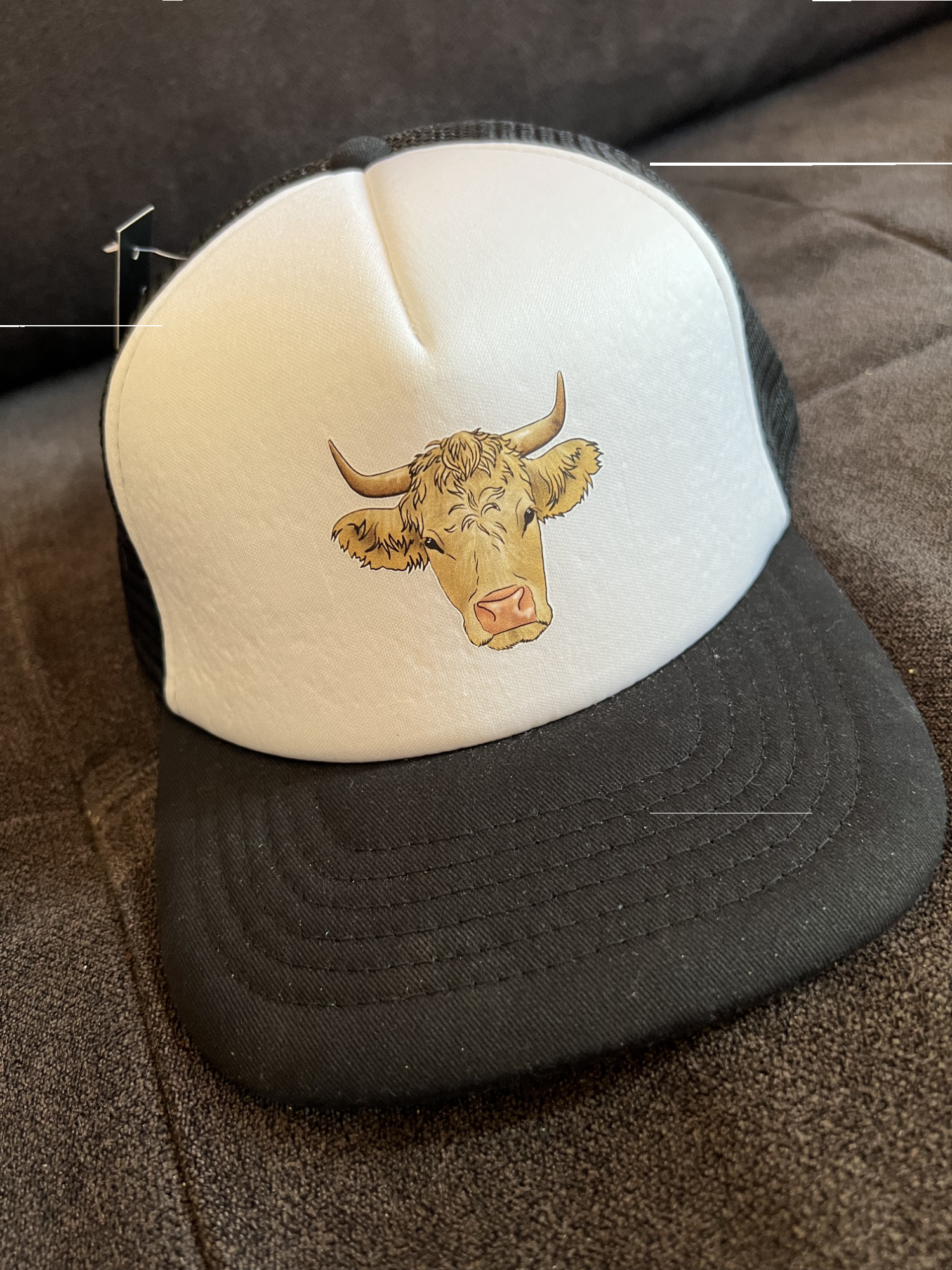 Casquette enfant vache