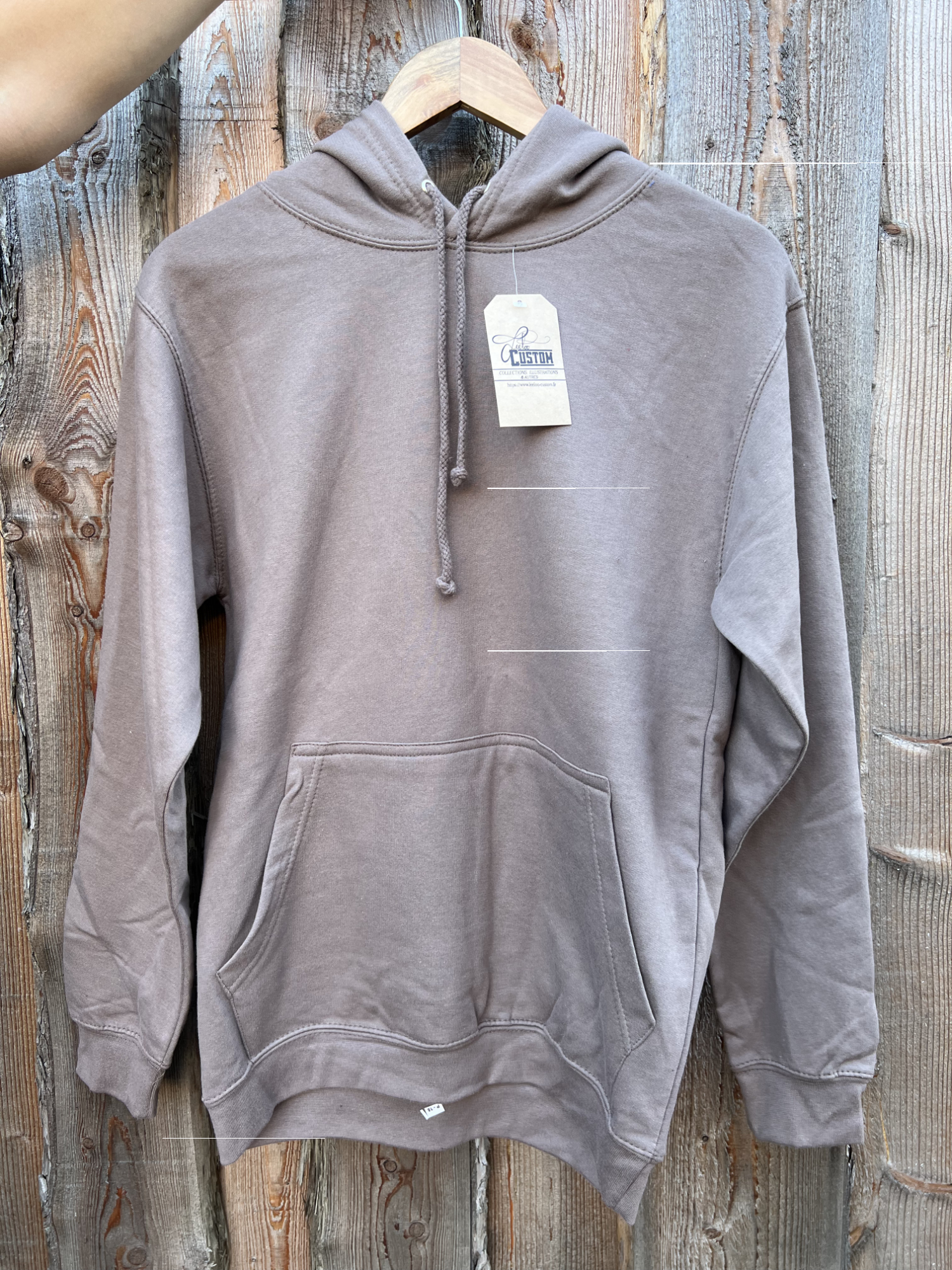 Pull Capuche Unisexe Rodéo Mocha