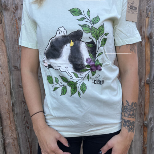 T-Shirt Unisexe Vache Holstein