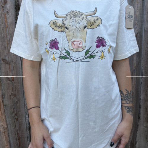 T-Shirt Unisexe Vache Charolaise