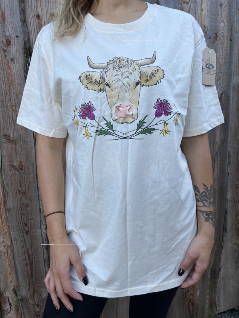 T-Shirt Unisexe Vache Charolaise