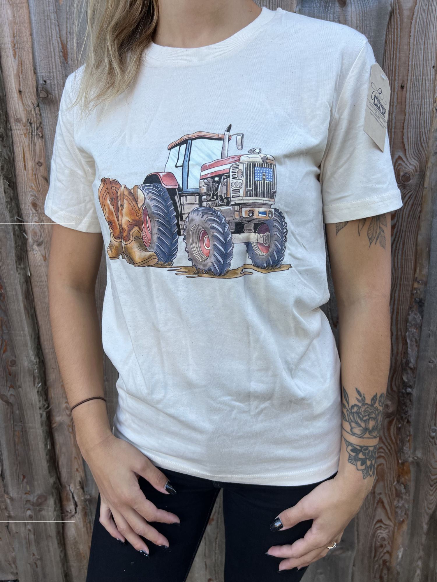 T-Shirt Unisexe Tracteur Américain