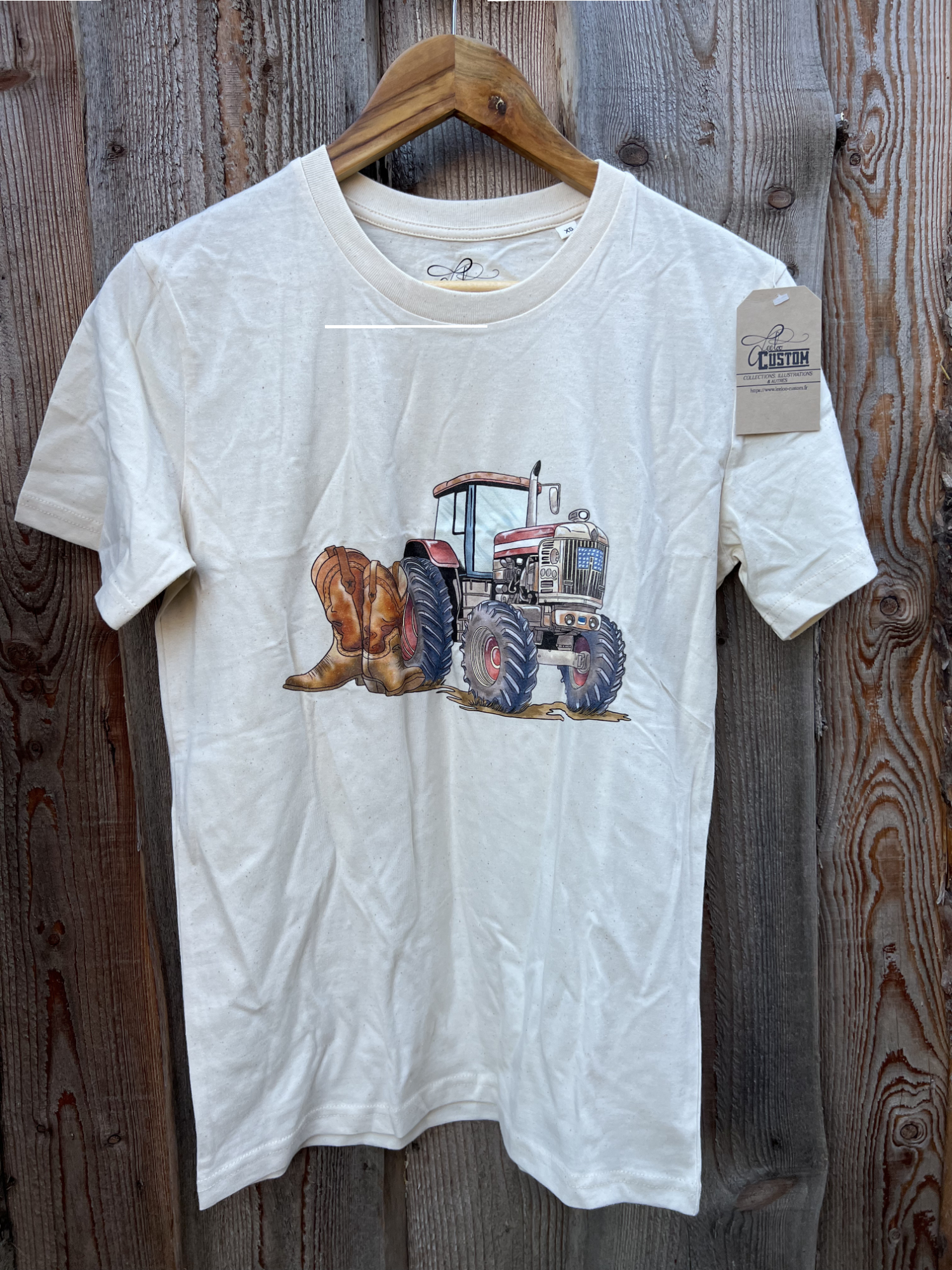 T-Shirt Unisexe Tracteur Américain